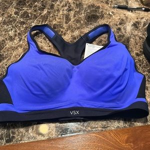 Bright blue Victoria secret sports bra